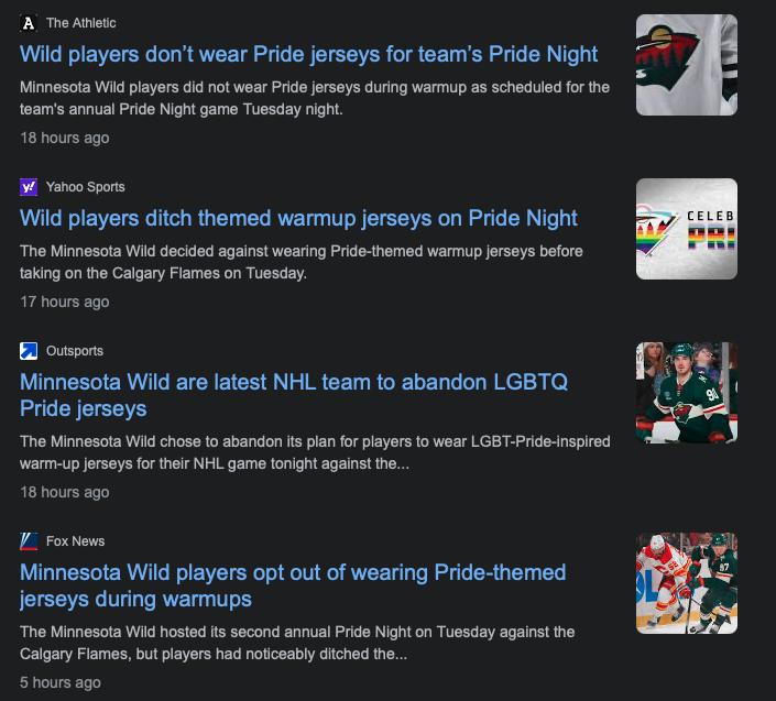 New York Rangers ditch wearing LGBTQ-themed warmup jerseys on Pride Night