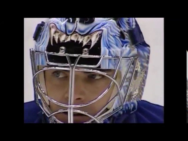 Is there a more iconic goalie mask of the '90s than Felix Potvin