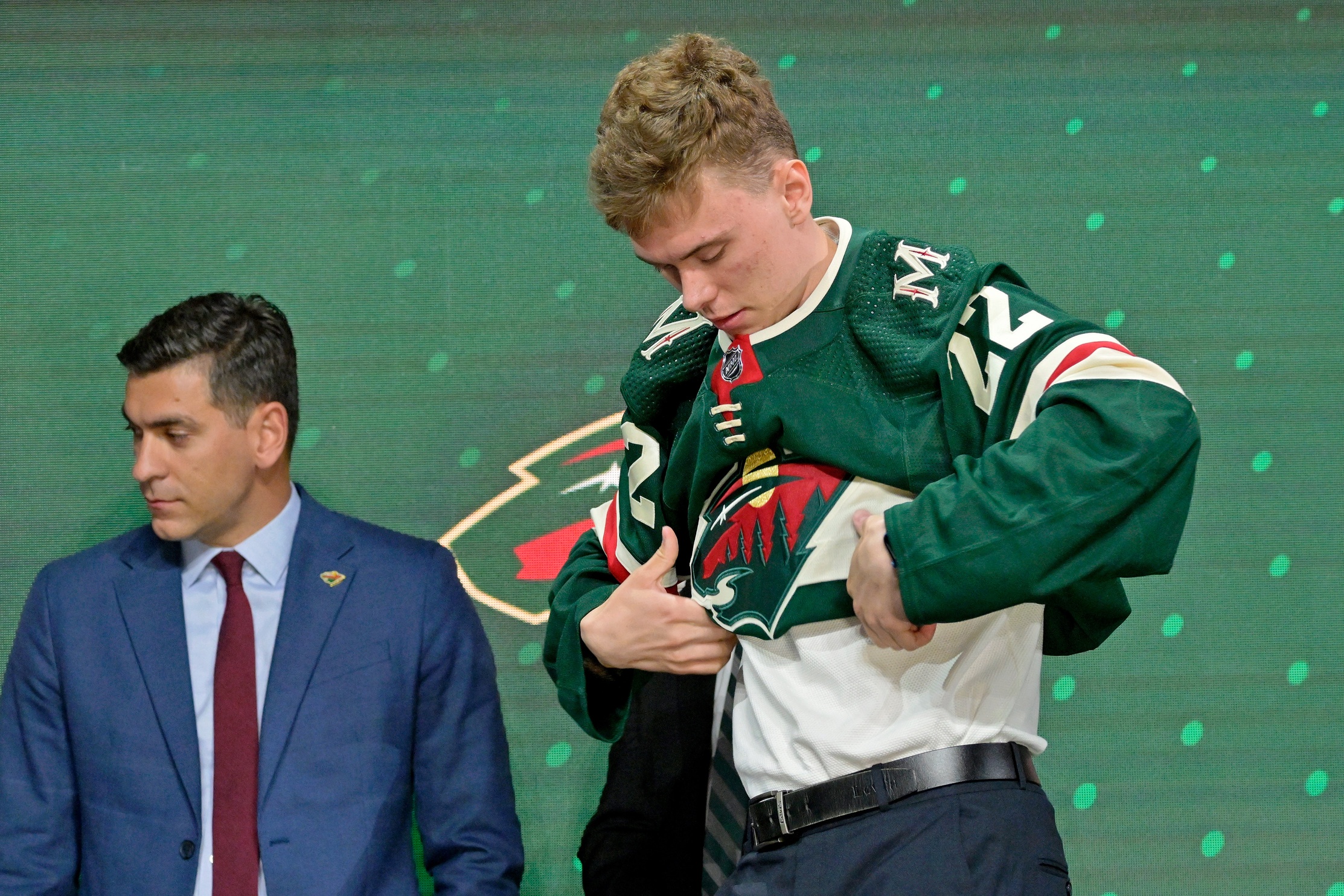 Wild's new grit line will get its first game action Thursday in