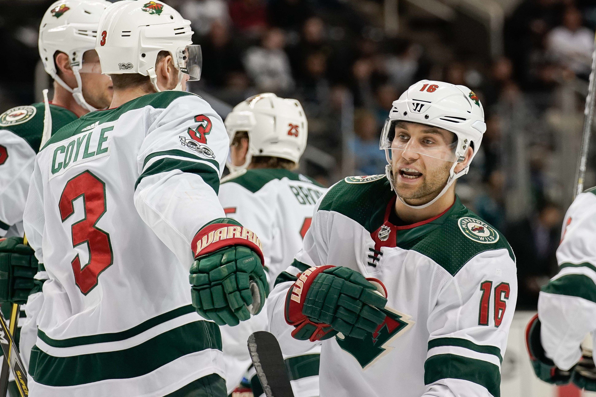 Charlie Coyle's biggest fans? His grandmothers