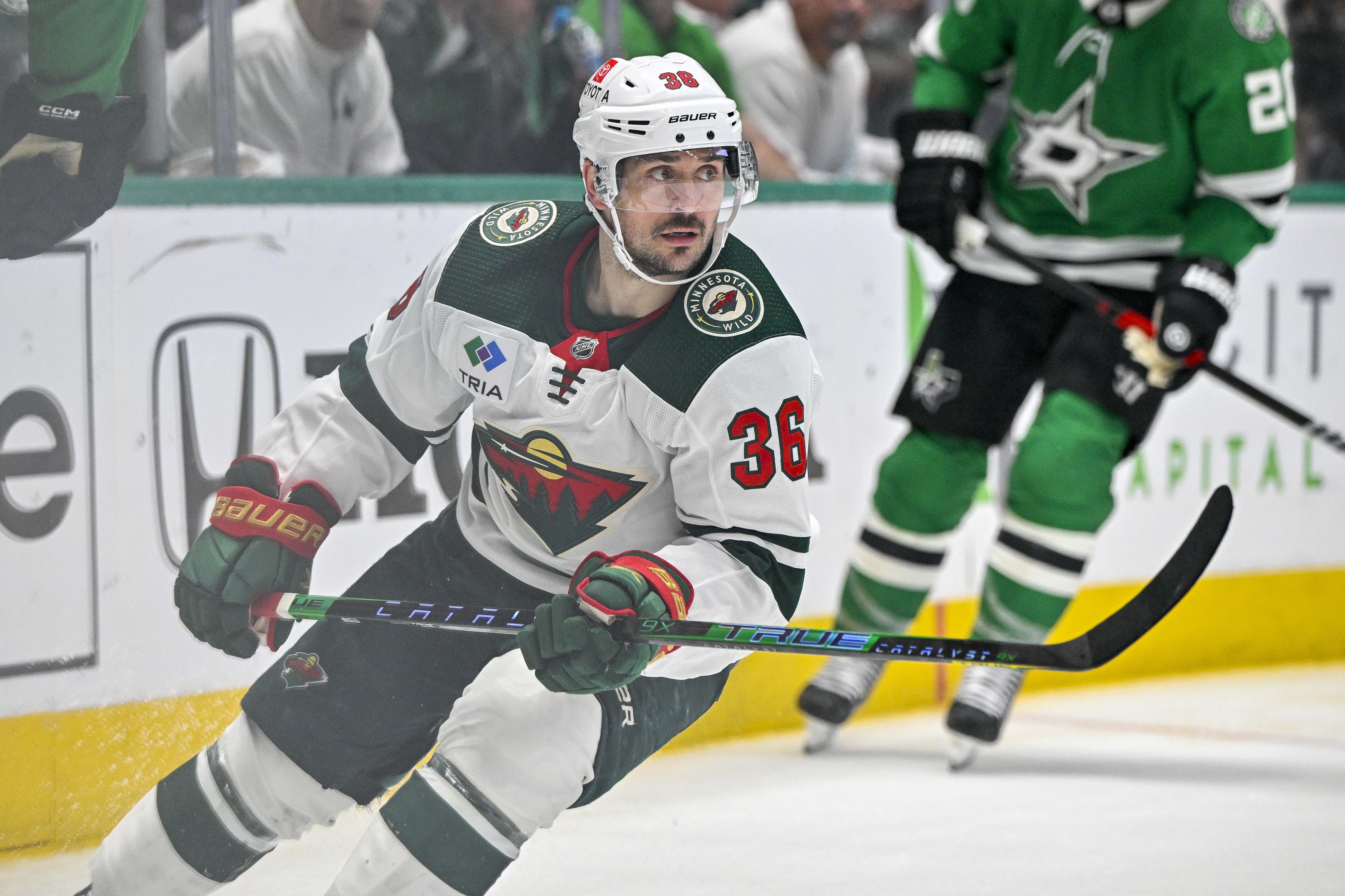 Minnesota Wild stars Kirill Kaprizov and Mats Zuccarello off