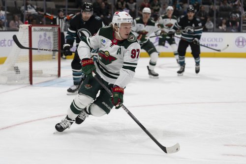 Kaprizov Leads Wild To Win Over Sharks