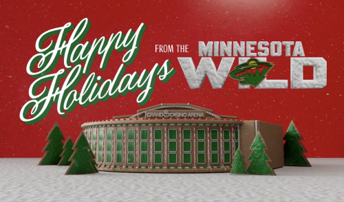 The Minnesota Wild Wish Everyone Happy Holidays In A Way Only They Can